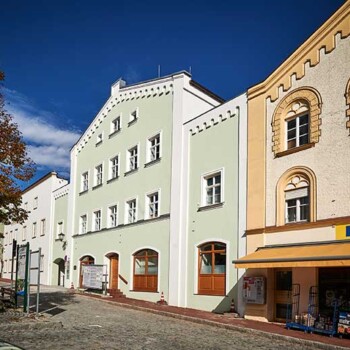 Fassadenanstrich, Referenz des Malerfachbetriebs Walter Ertel in Neumarkt-Sankt Veit